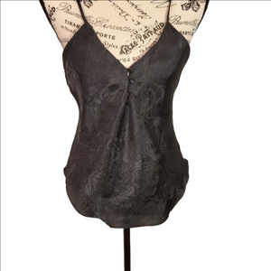 Seduction black crop top sz med